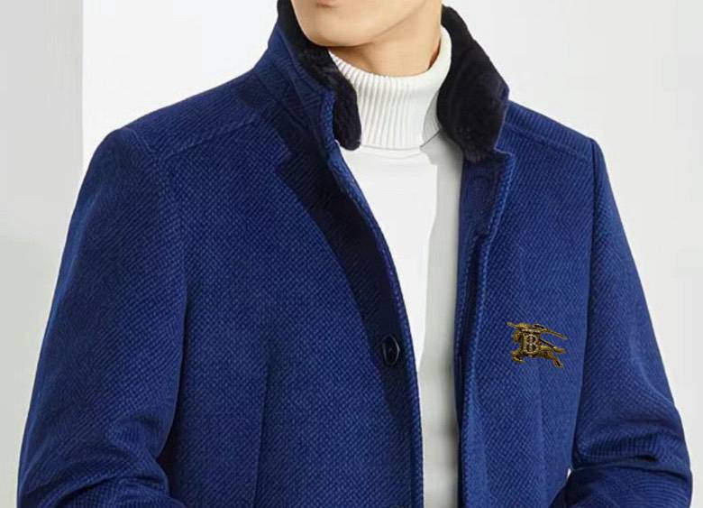 BURBERRY バーバリー テーラードジャケット オーバーサイズ ビッグシルエット ドロップショルダー フェイクレザー ブラック メンズ - 画像 3