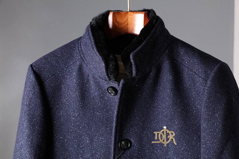 DIOR ディオール テーラードジャケット オーバーサイズ ビッグシルエット ロゴ刺繍 メンズ ブラック - 画像 3