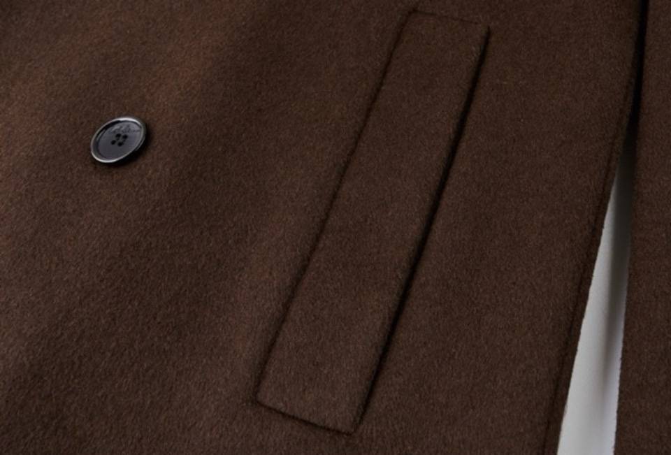 LV ランボルギーニ テーラードジャケット セットアップ オーバーサイズ ビッグシルエット ダブルブレスト ウール混 メンズ ブラック チャコールグレー ベージ - 画像 5