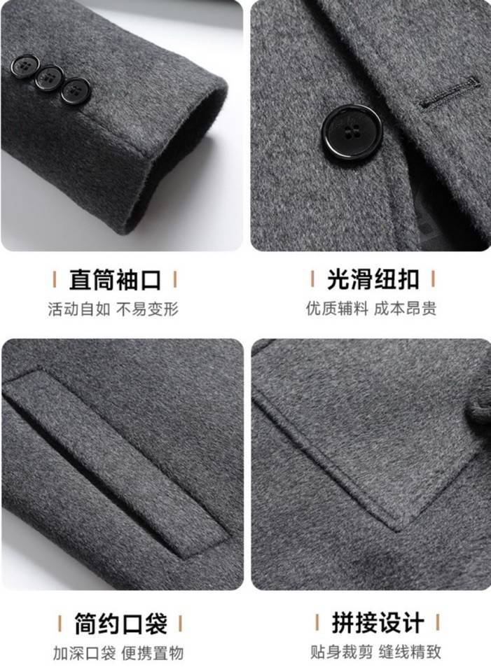 LV ルイヴィトン テーラードジャケット オーバーサイズ ビッグシルエット 2B メンズ ユニセックス グレー ブラック - 画像 7