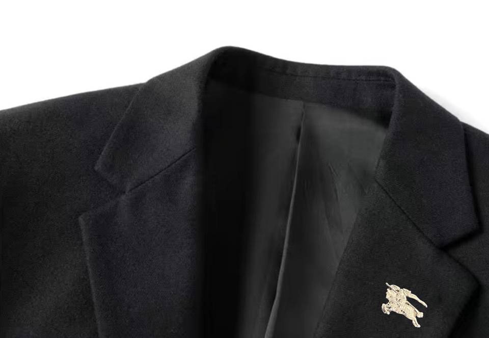 BURBERRY バーバリー セットアップ テーラードジャケット シングル 2B メンズ ブラック - 画像 3