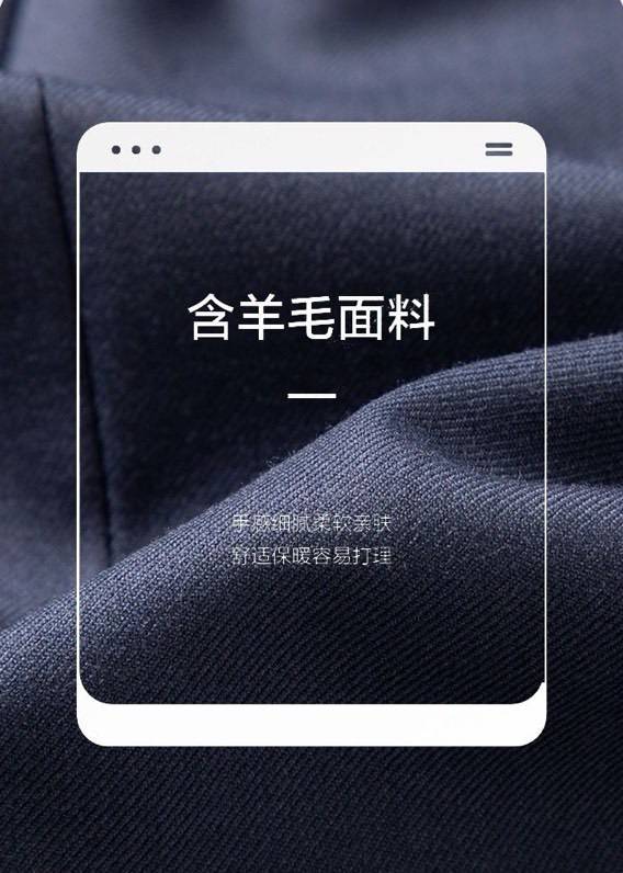 メンズ テーラードジャケット セットアップ ビッグシルエット シングル 2B 金ボタン ネイビー - 画像 7