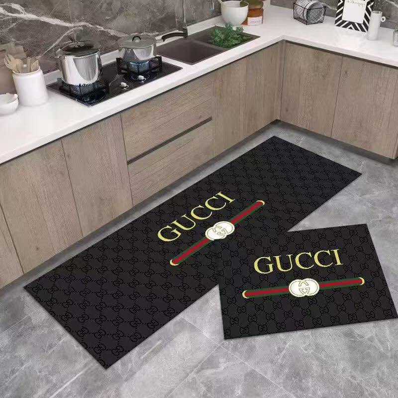GUCCI グッチ 人気マット カーペット洗える キッチンマット トイレマット 新居玄関絨毯オールシーズン ダブルG 4種類
