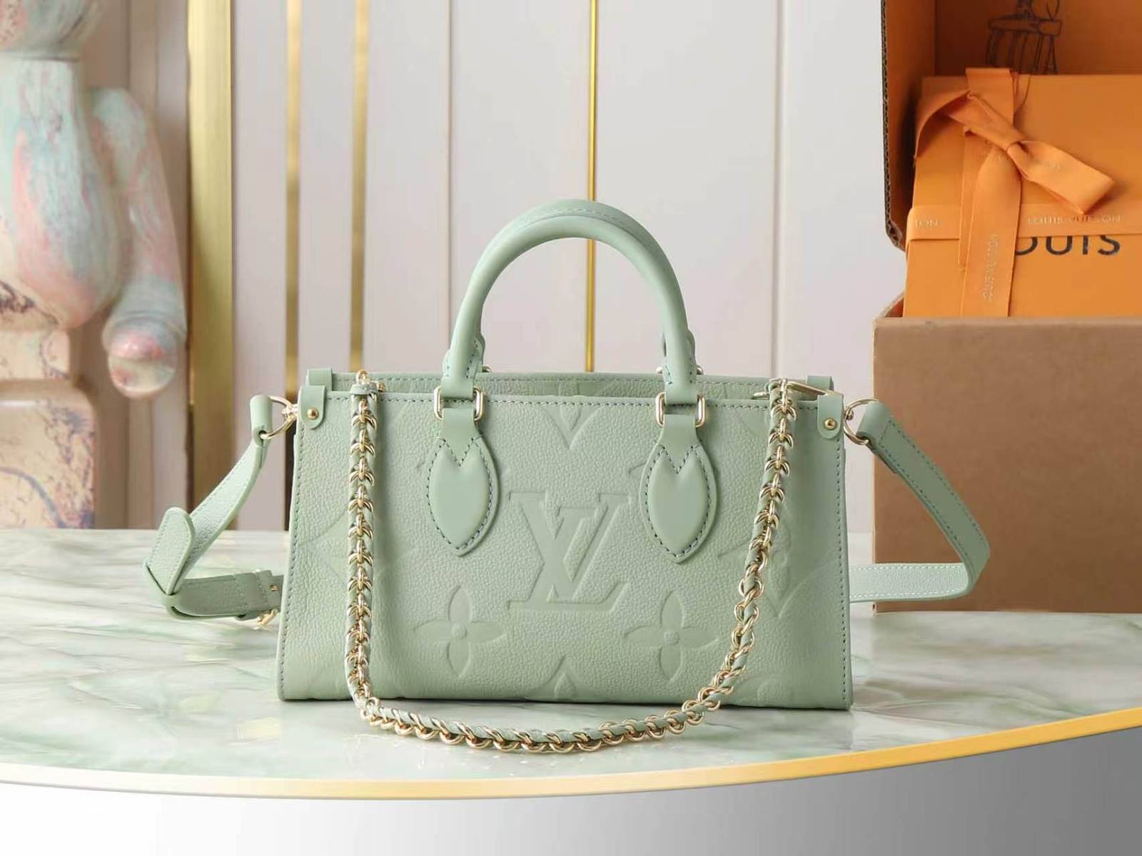 LOUIS VUITTON ルイヴィトン M2a337 本物風 オンザゴー 小型ハンドバッグ モノグラムエンプレンテ シ