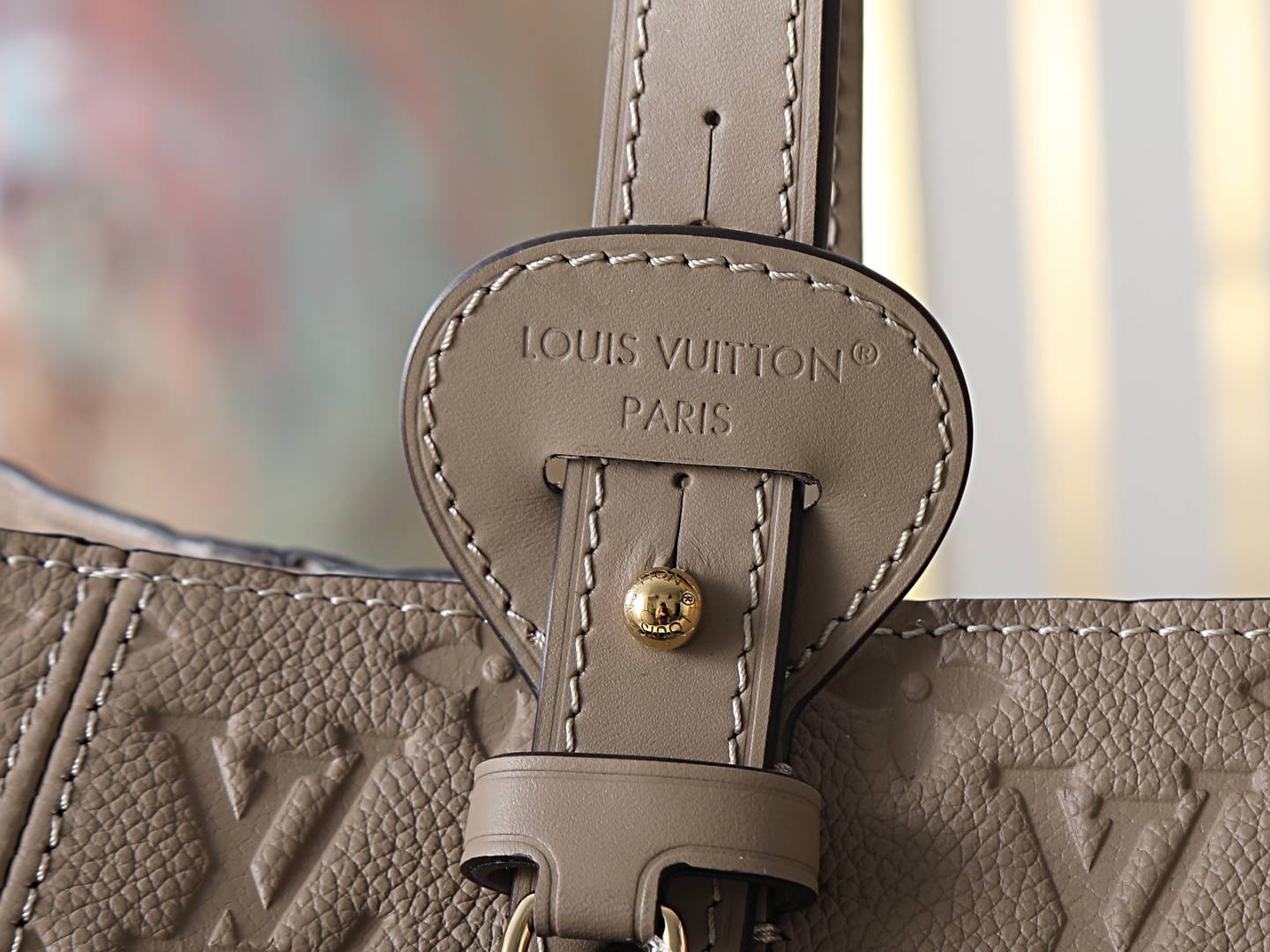 LOUIS VUITTON ルイヴィトン M25889 グレー 全皮圧花 トートバッグ ショルダーバッグ ハンドバッグ - 画像 5