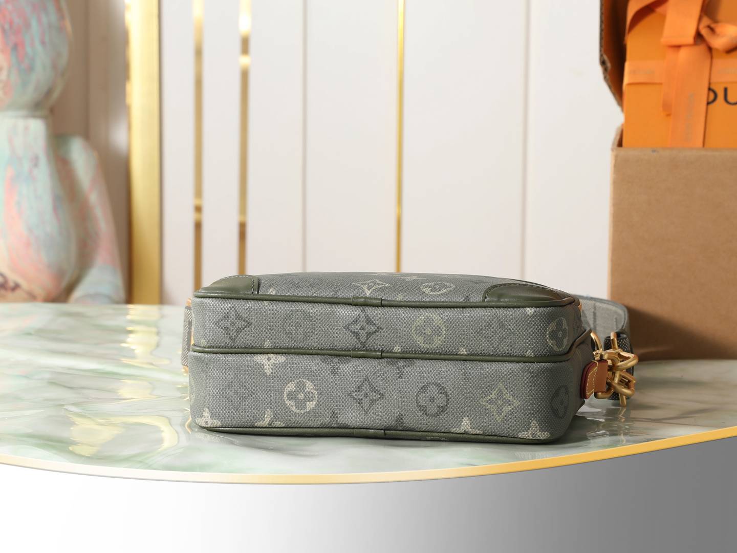 Louis Vuitton ルイヴィトン M27095 モノグラム サンプル ショルダーバッグ メンズ ブラック ブラウ - 画像 4