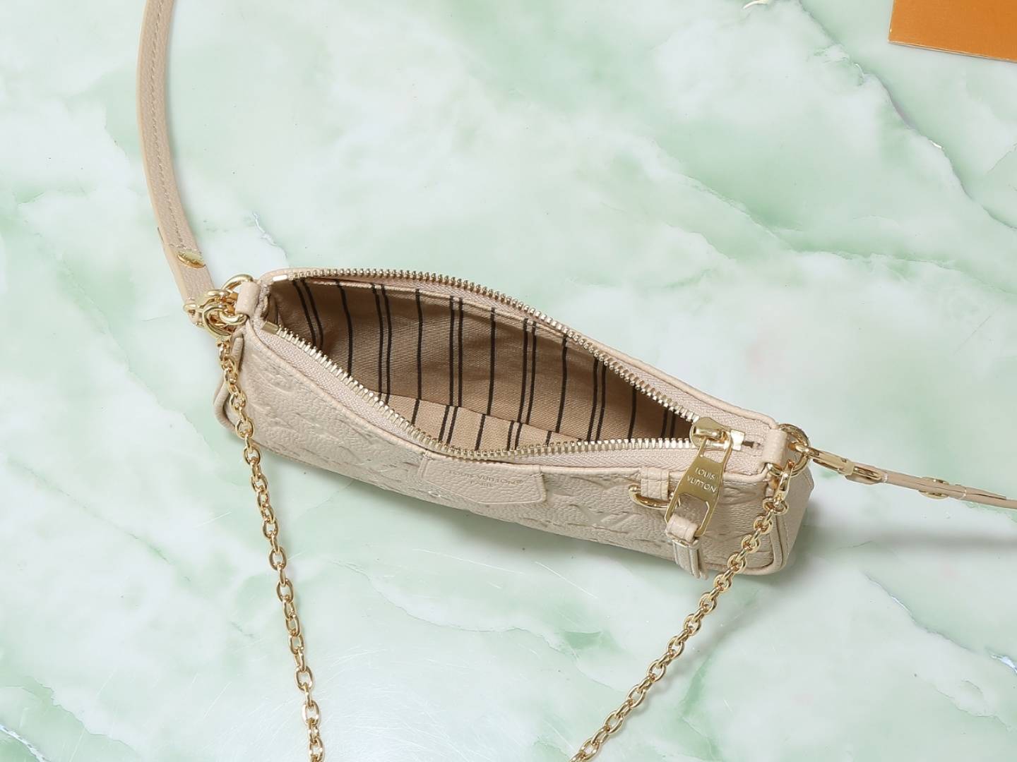LOUIS VUITTON ルイヴィトン M14421 ショルダーバッグ ミニ チェーン モノグラムエンプレインテ 女性 - 画像 8