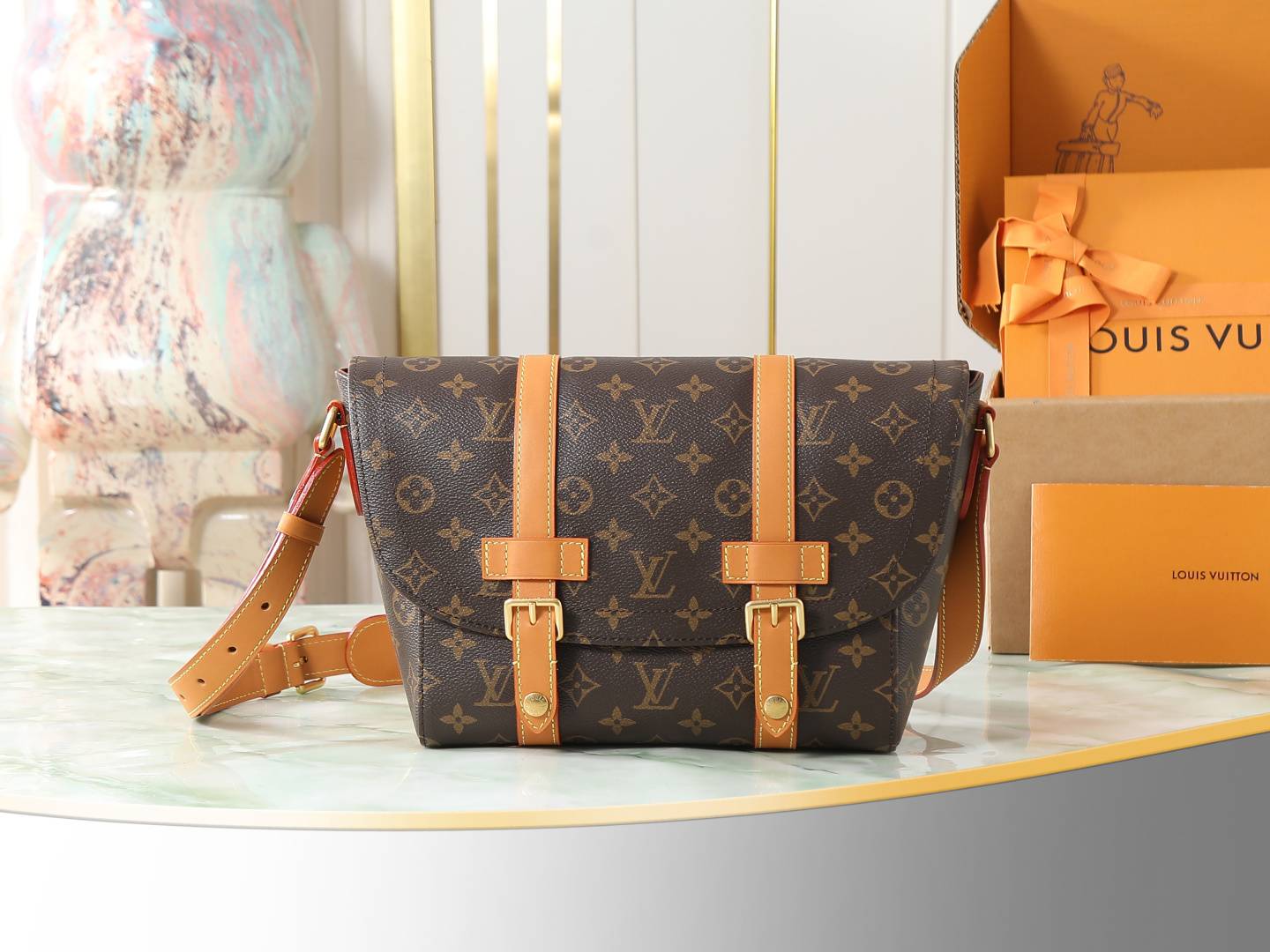 LOUIS VUITTON ルイヴィトン M28115 モノグラム ショルダーバッグ メンズ レトロ バッグ ミニ チェ