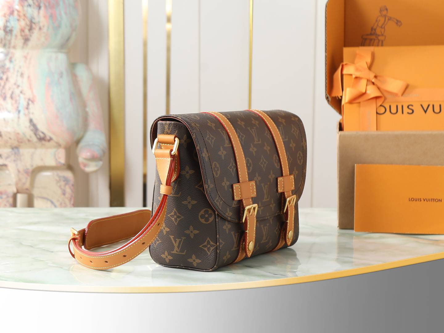LOUIS VUITTON ルイヴィトン M28115 モノグラム ショルダーバッグ メンズ レトロ バッグ ミニ チェ - 画像 2