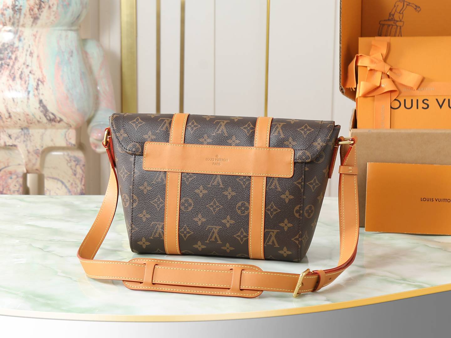 LOUIS VUITTON ルイヴィトン M28115 モノグラム ショルダーバッグ メンズ レトロ バッグ ミニ チェ - 画像 3