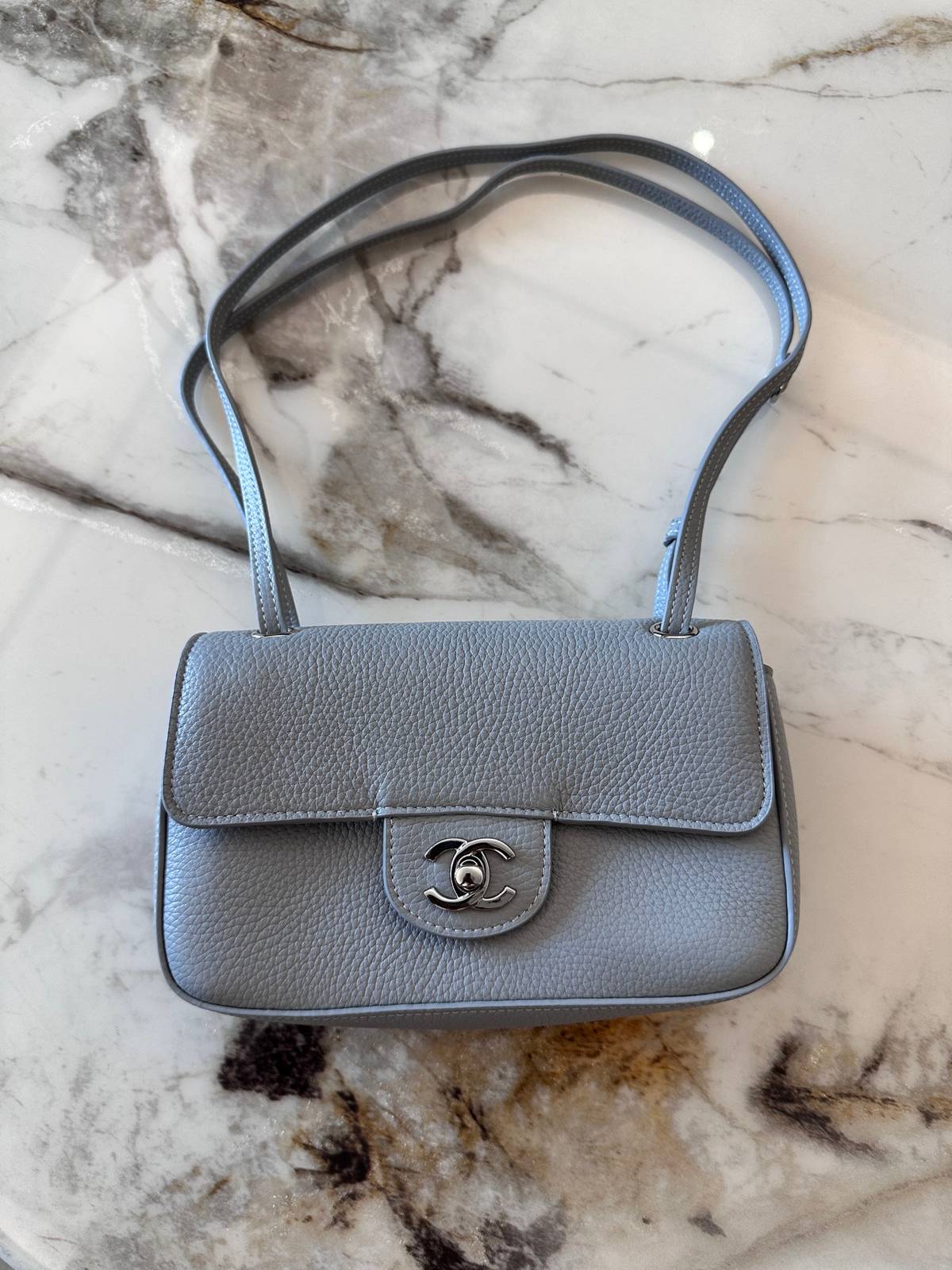 シャネル CHANEL マトラッセ チェーンショルダーバッグ キャビアスキン ゴールド金具 レディース ブラック ベージ - 画像 20