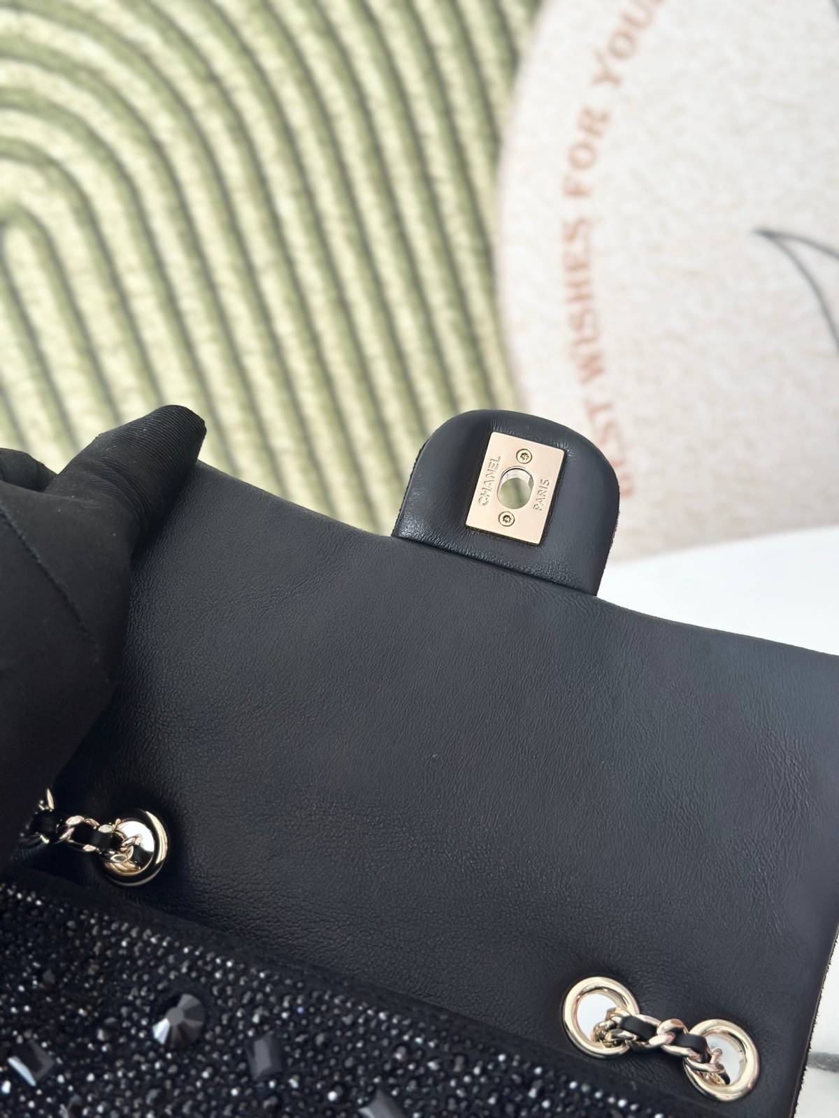 シャネル CHANEL マトラッセ マルチカラー キャビアスキン チェーンショルダーバッグ シルバー金具 レディース - 画像 19