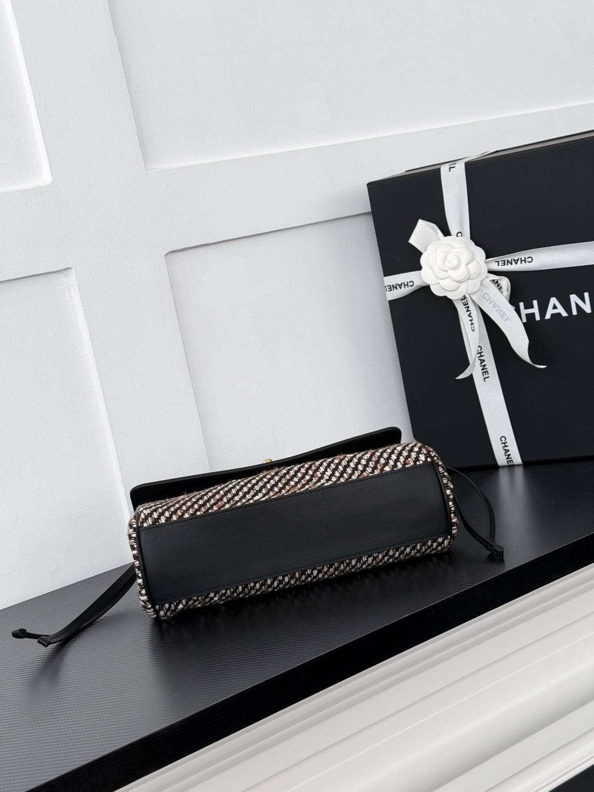 シャネル CHANEL AS6427 マトラッセ チェーンショルダーバッグ キャビアスキン ブラック ゴールド金具 2W - 画像 8