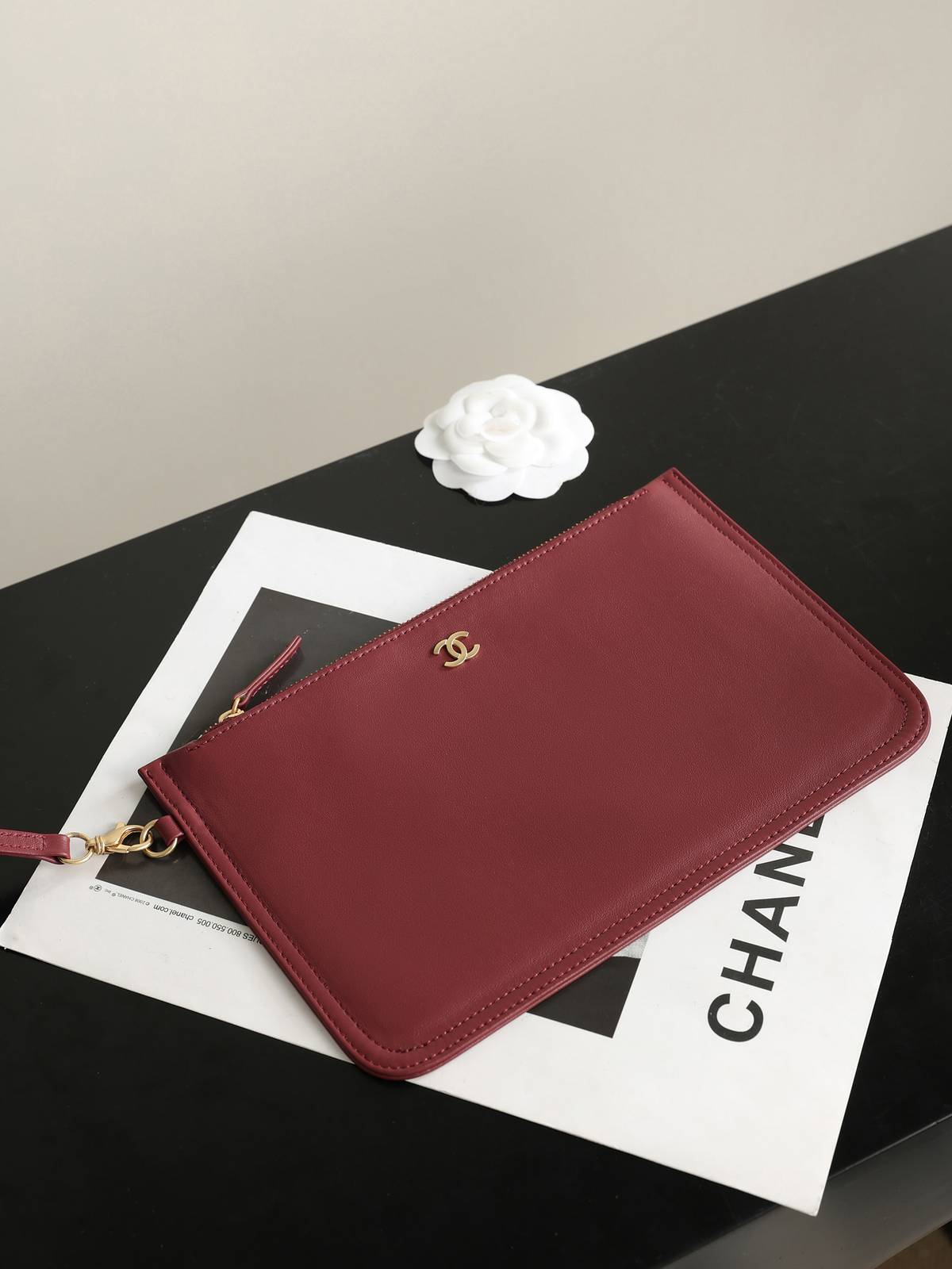 シャネル CHANEL マトラッセ チェーンショルダーバッグ キャビアスキン ブラック ゴールド金具 レディース - 画像 4