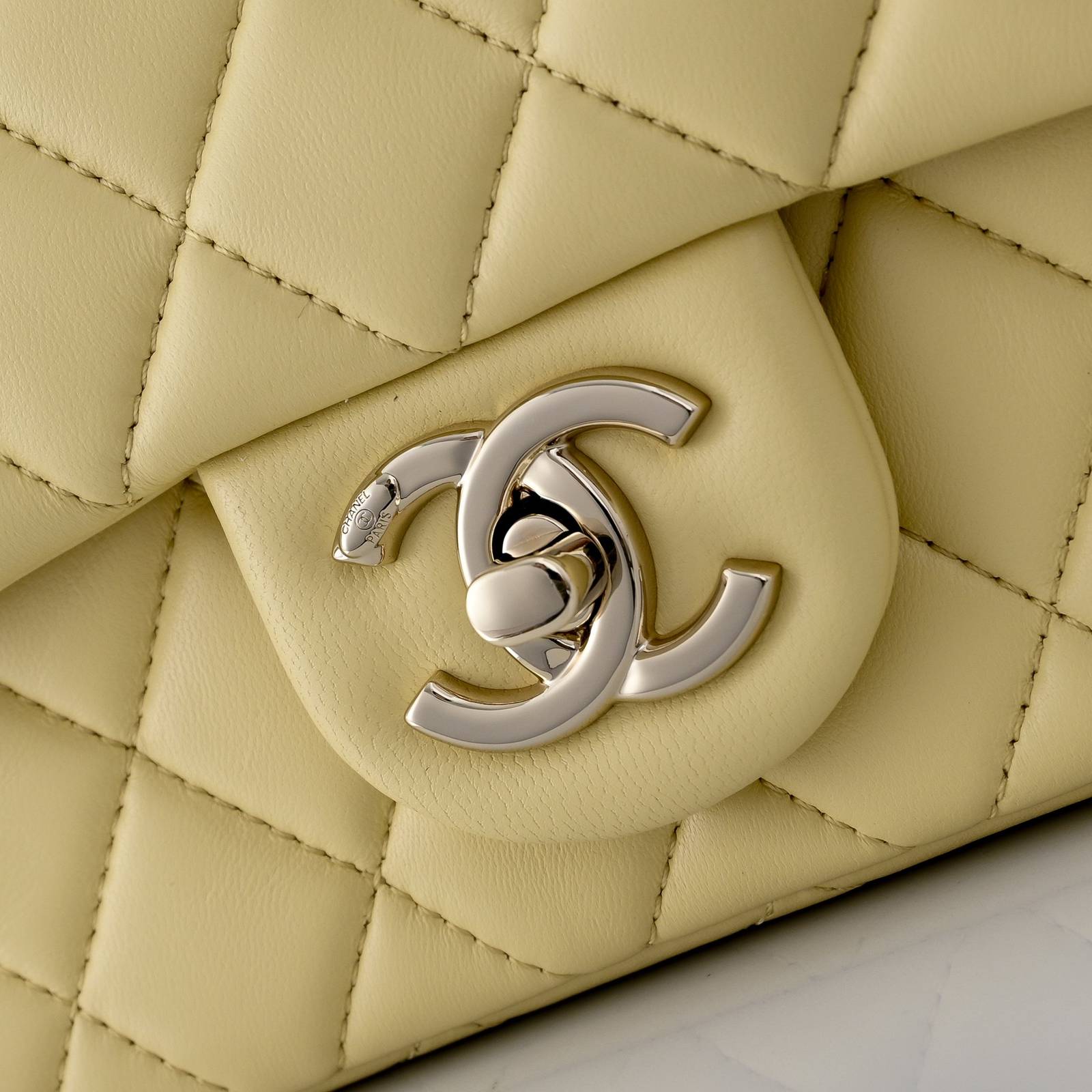 シャネル CHANEL マトラッセ ラムスキン チェーンショルダーバッグ ゴールド金具 ターンロック レディース - 画像 15