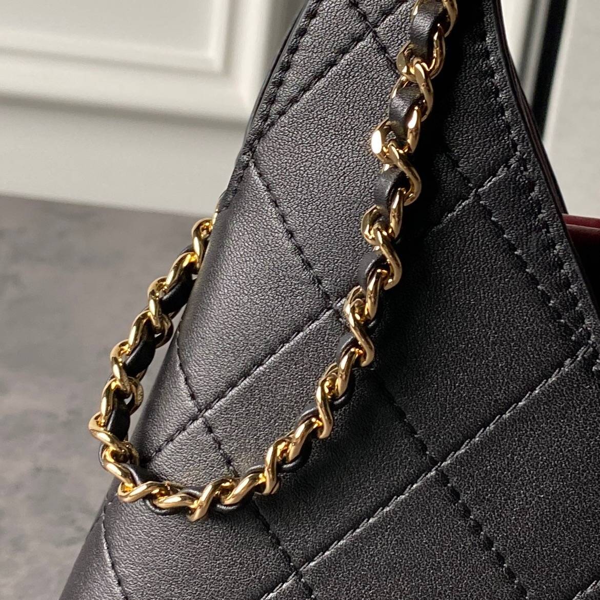 シャネル CHANEL AS6392 マトラッセ ラムスキン ホーボーバッグ ゴールド金具 ショルダーバッグ レディース - 画像 4