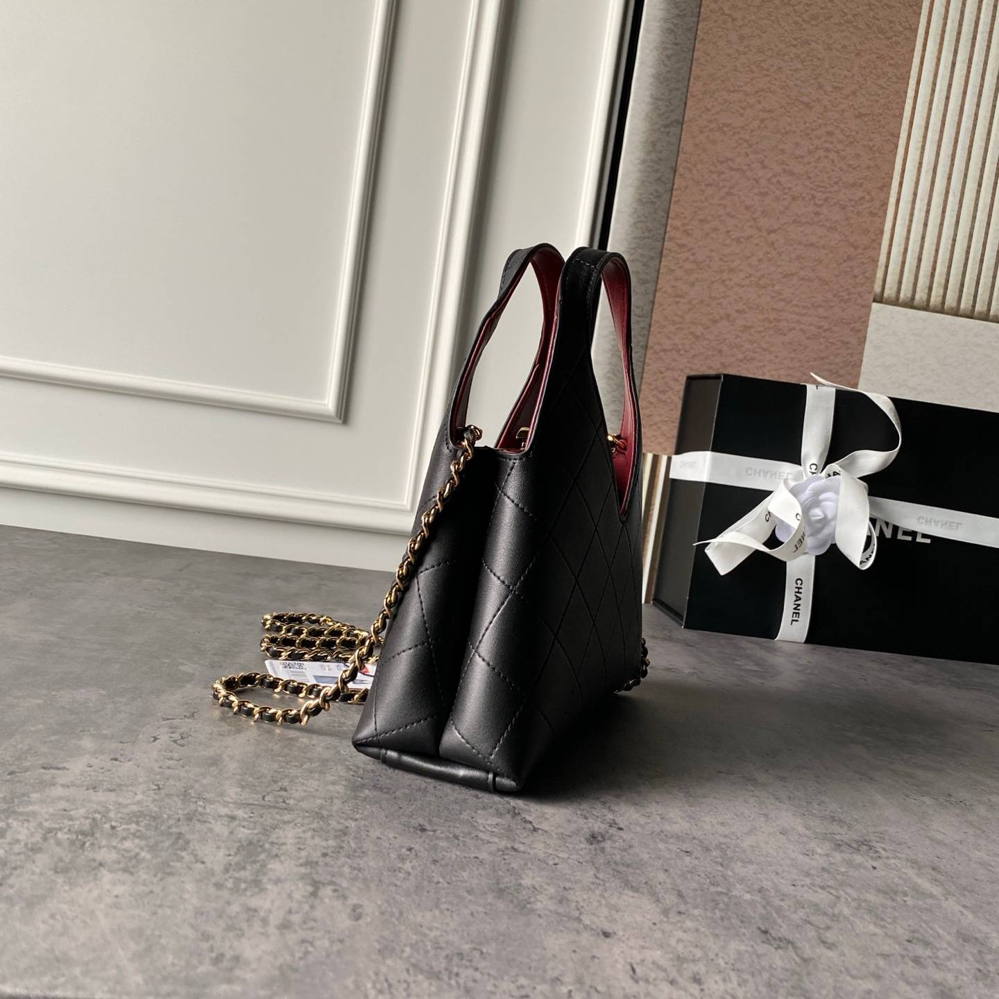シャネル CHANEL AS6392 マトラッセ ラムスキン ホーボーバッグ ゴールド金具 ショルダーバッグ レディース - 画像 6