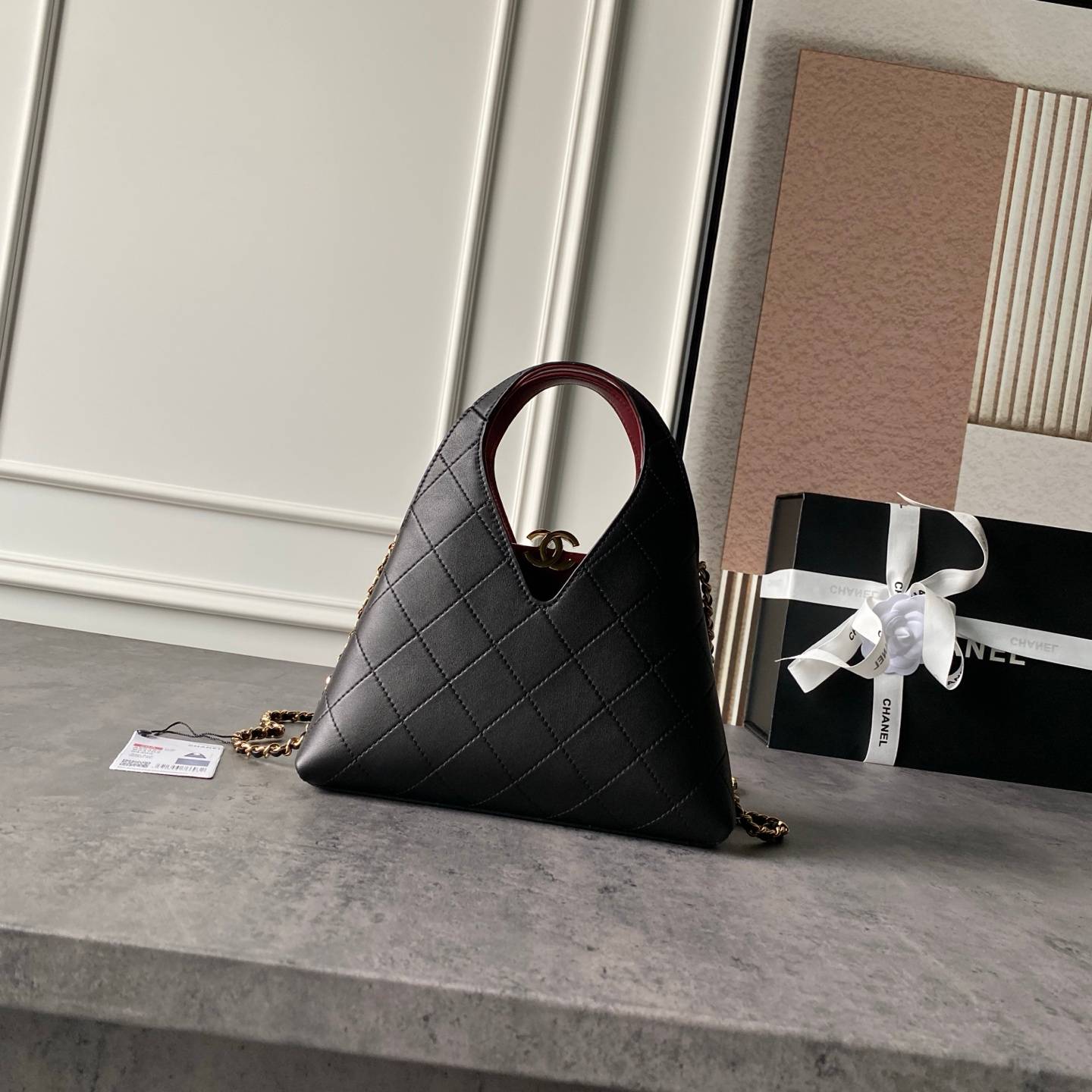 シャネル CHANEL AS6392 マトラッセ ラムスキン ホーボーバッグ ゴールド金具 ショルダーバッグ レディース - 画像 9