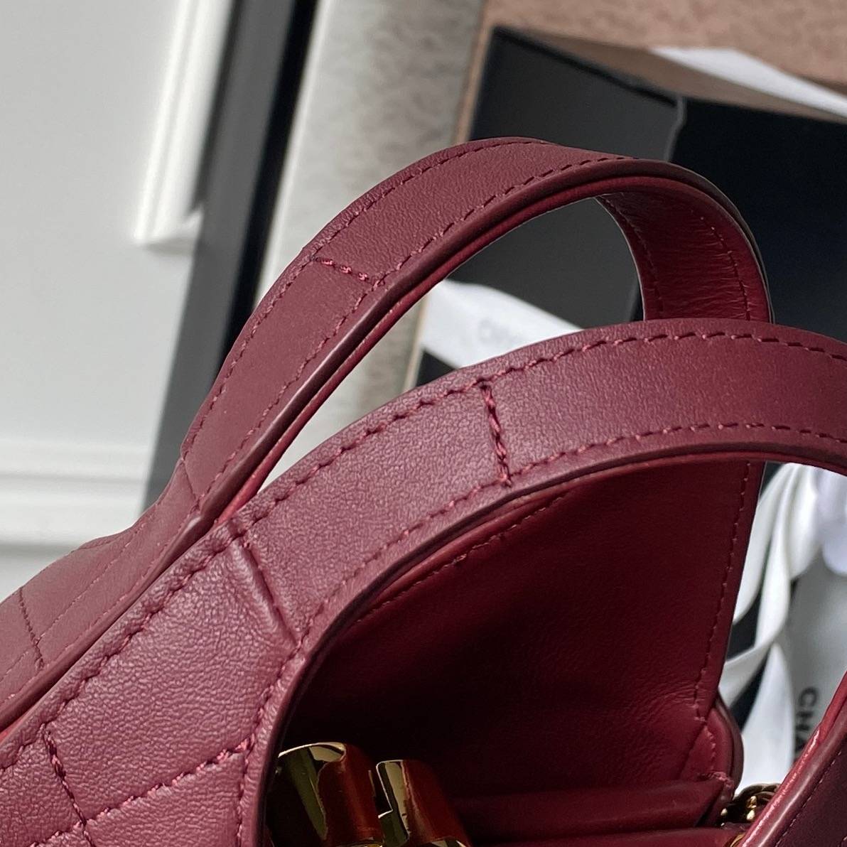 シャネル CHANEL AS6392 マトラッセ ラムスキン ホーボーバッグ ゴールド金具 ショルダーバッグ レディース - 画像 12