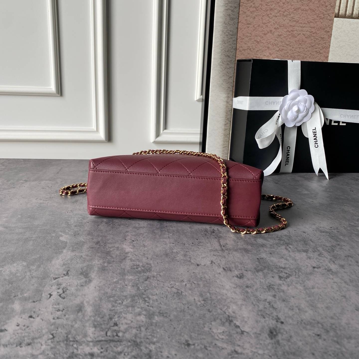 シャネル CHANEL AS6392 マトラッセ ラムスキン ホーボーバッグ ゴールド金具 ショルダーバッグ レディース - 画像 17