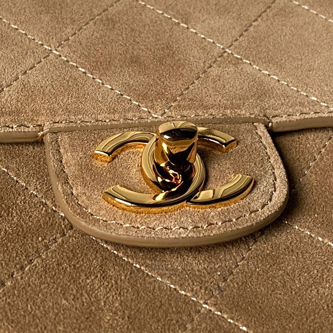 シャネル CHANEL マトラッセ フラップバッグ キャビアスキン ゴールド金具 レザー編み込みチェーン ショルダーバッ - 画像 8