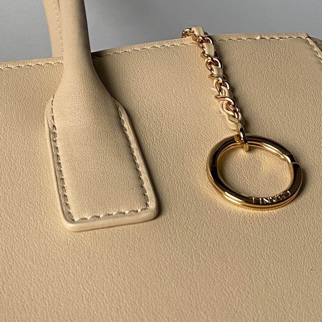 シャネル CHANEL AS6243 マトラッセ トートバッグ ブラック ゴールド金具 鏡面加工 レザー編み込みチェーン - 画像 7