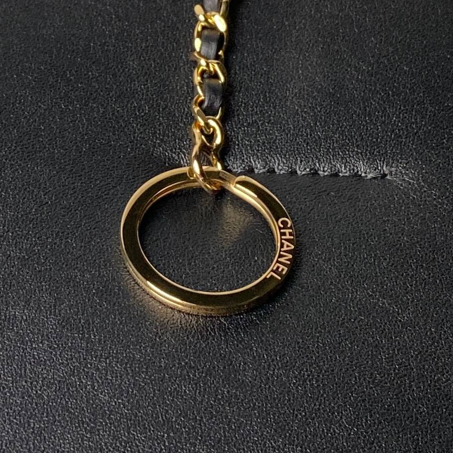 シャネル CHANEL AS6243 マトラッセ トートバッグ ブラック ゴールド金具 鏡面加工 レザー編み込みチェーン - 画像 14