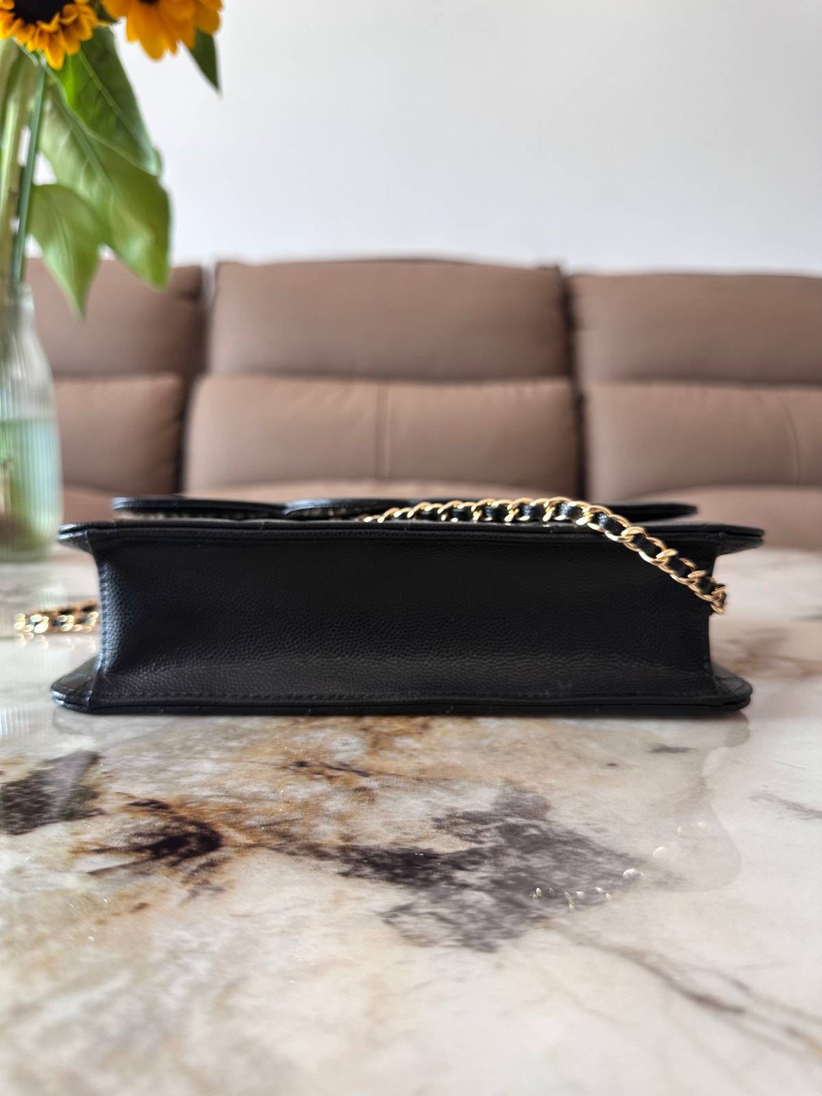 シャネル CHANEL マトラッセ ポシェット フラップバッグ ブラック ゴールド金具 シルバー金具 ターンロック レデ - 画像 7
