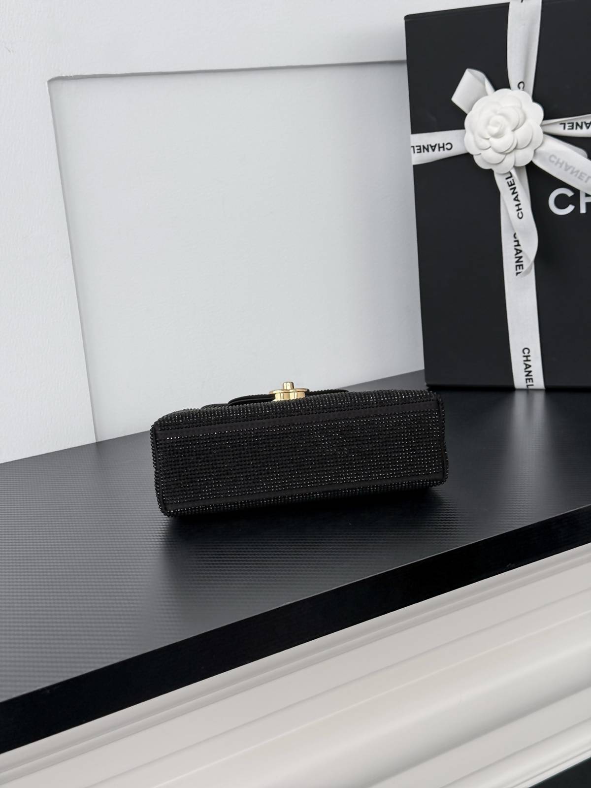 シャネル CHANEL マトラッセ フラップバッグ ブラック ゴールド金具 2WAY チェーンショルダー ハンドバッグ - 画像 8