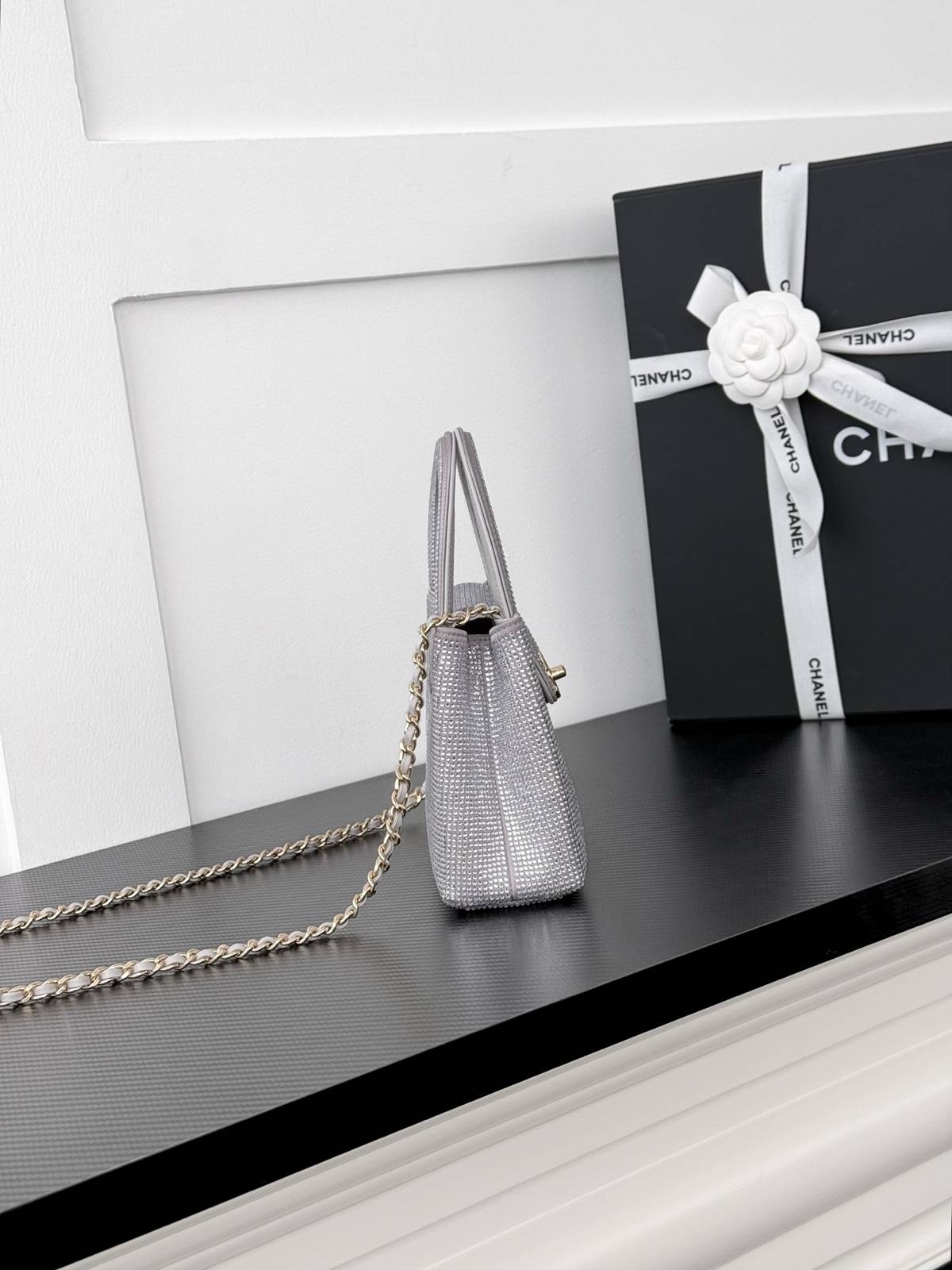 シャネル CHANEL マトラッセ フラップバッグ ブラック ゴールド金具 2WAY チェーンショルダー ハンドバッグ - 画像 20