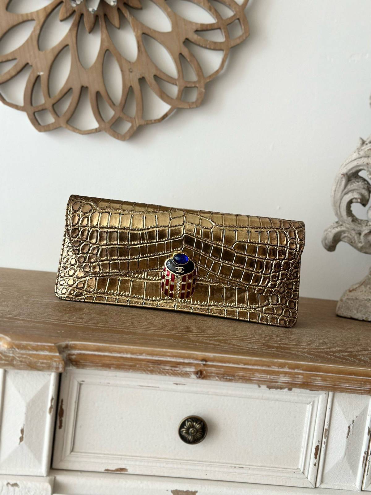 シャネル CHANEL マトラッセ キャビアスキン フラップバッグ ブラック ゴールド金具 ターンロック レディース - 画像 19
