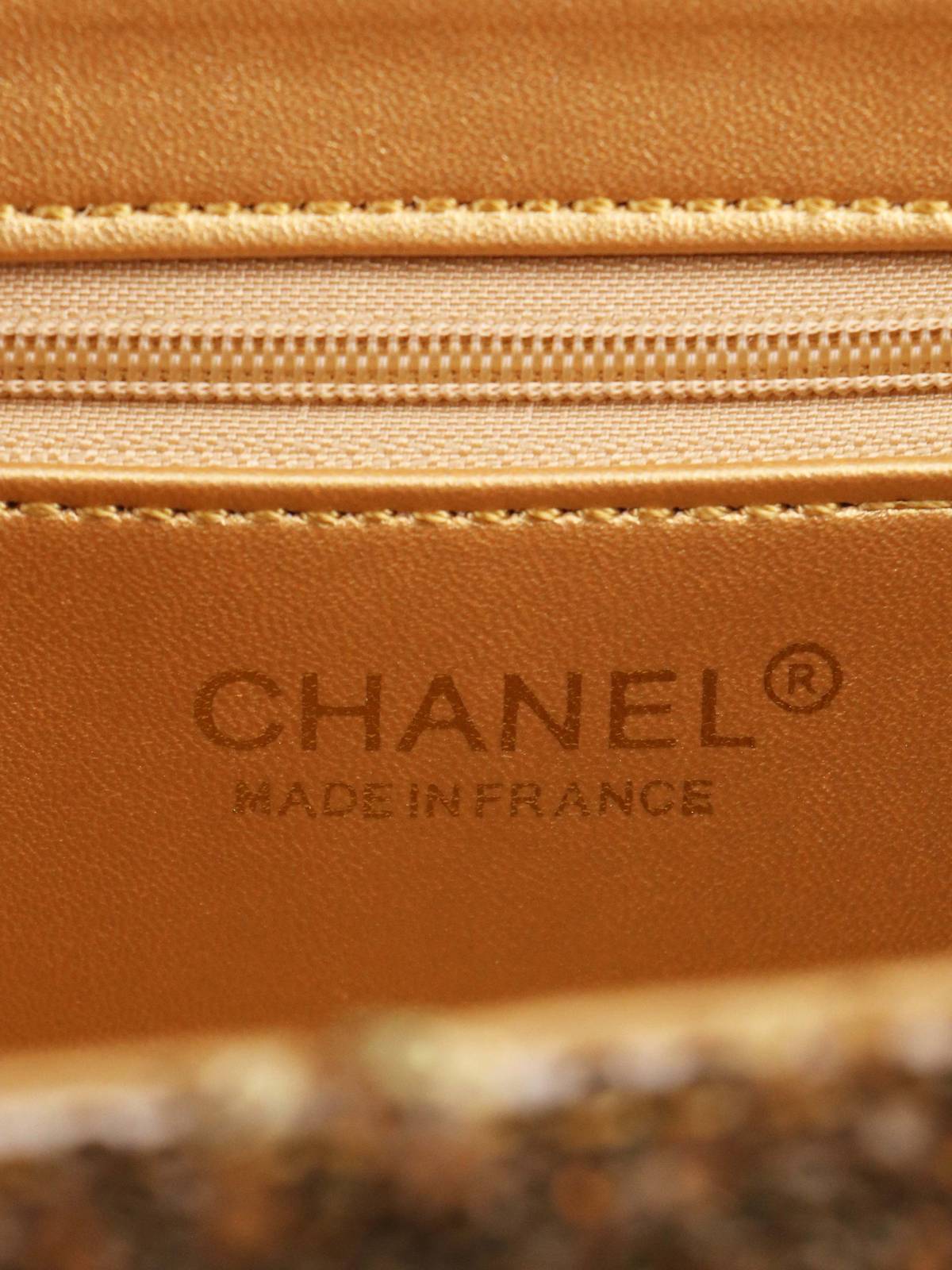 シャネル 4416 マトラッセ チェーンショルダーバッグ ゴールド金具 ブラック レディース - 画像 20