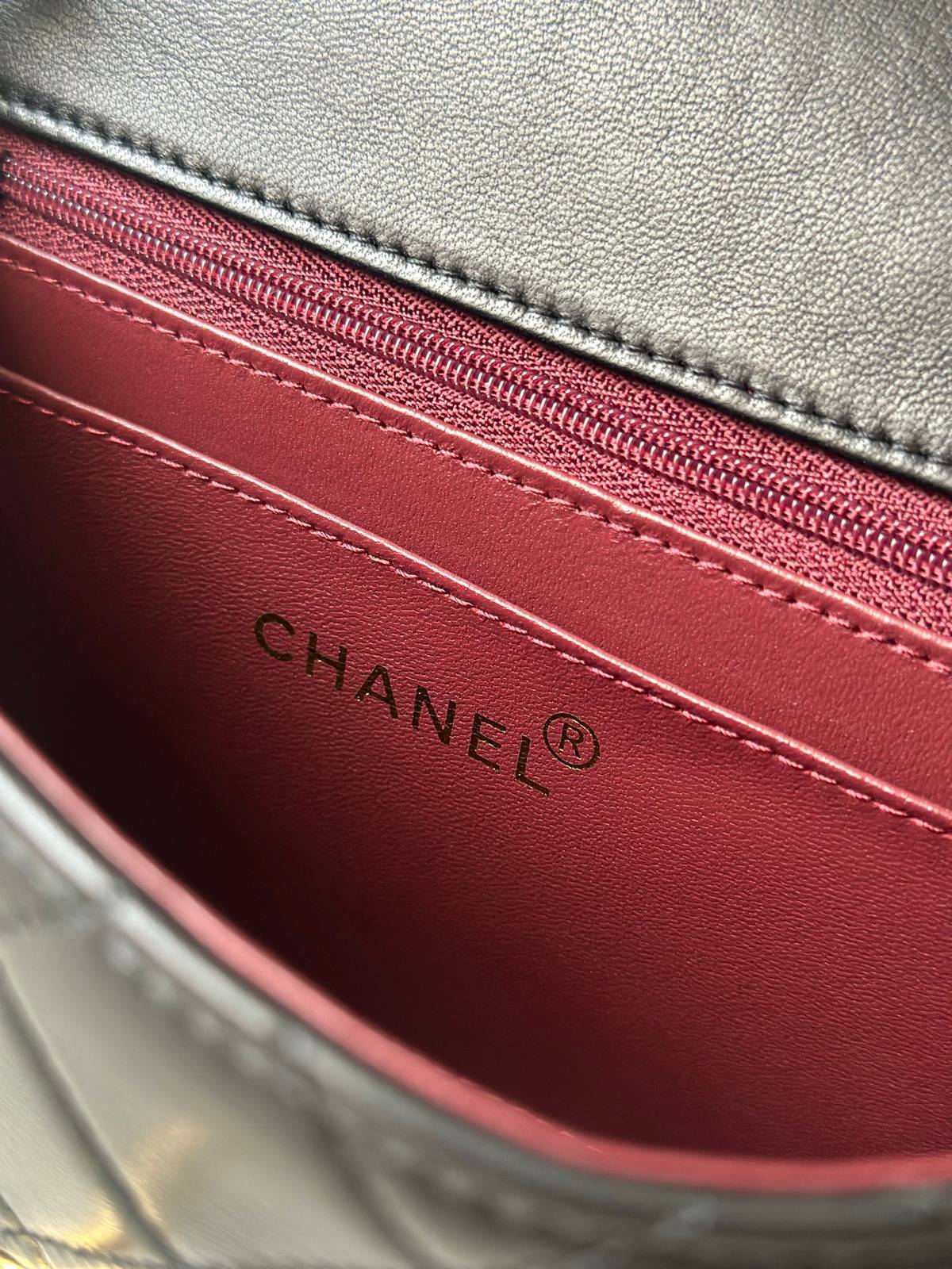 シャネル CHANEL マトラッセ ラムスキン チェーンショルダーバッグ ピンク ゴールド金具 レディース - 画像 4