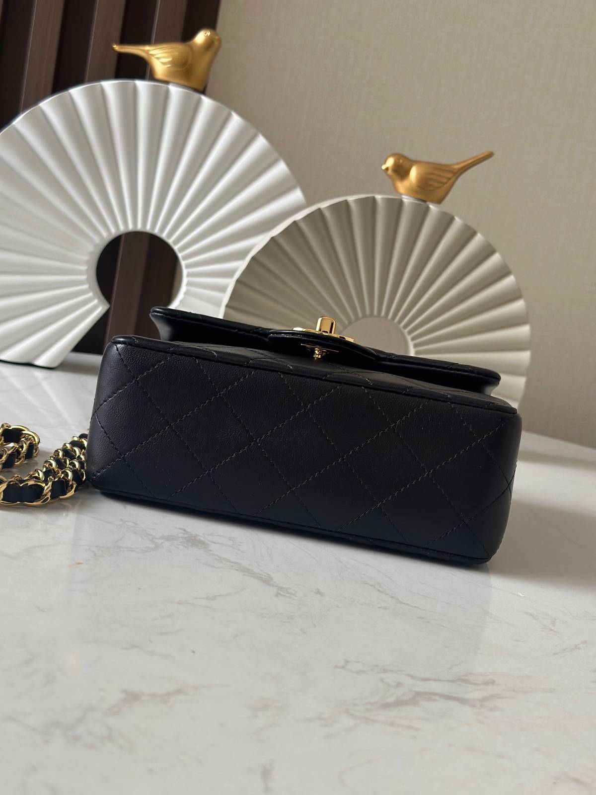シャネル CHANEL マトラッセ ラムスキン チェーンショルダーバッグ ピンク ゴールド金具 レディース - 画像 6