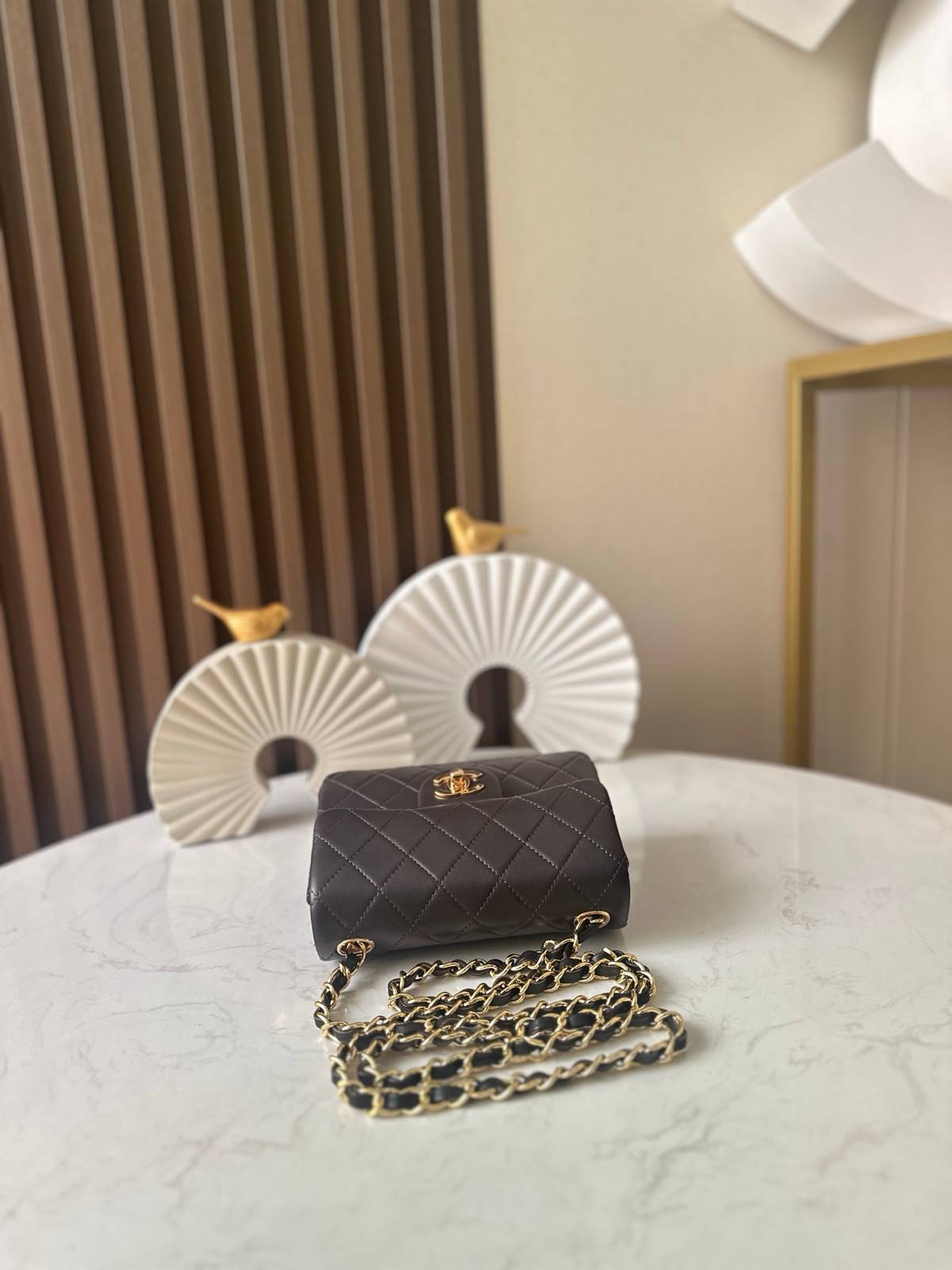 シャネル CHANEL マトラッセ ラムスキン チェーンショルダーバッグ ピンク ゴールド金具 レディース - 画像 17