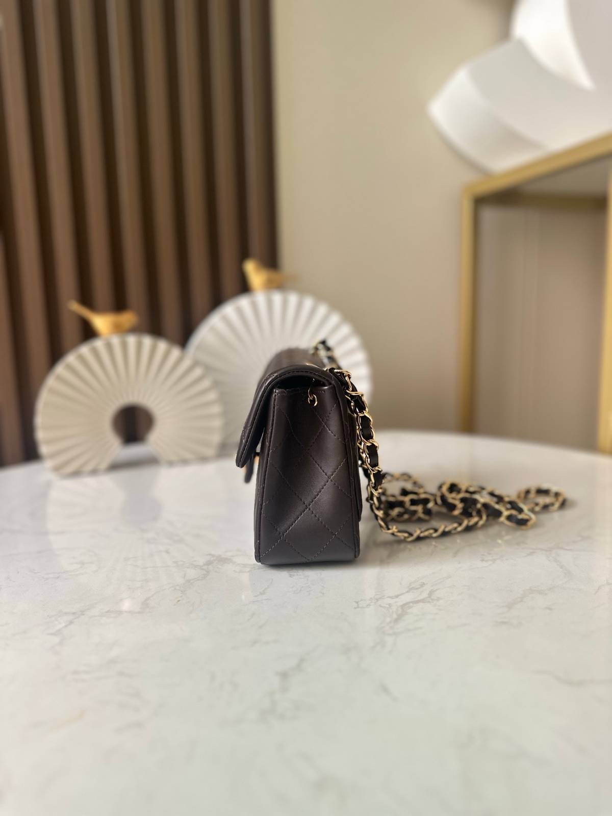 シャネル CHANEL マトラッセ ラムスキン チェーンショルダーバッグ ピンク ゴールド金具 レディース - 画像 18