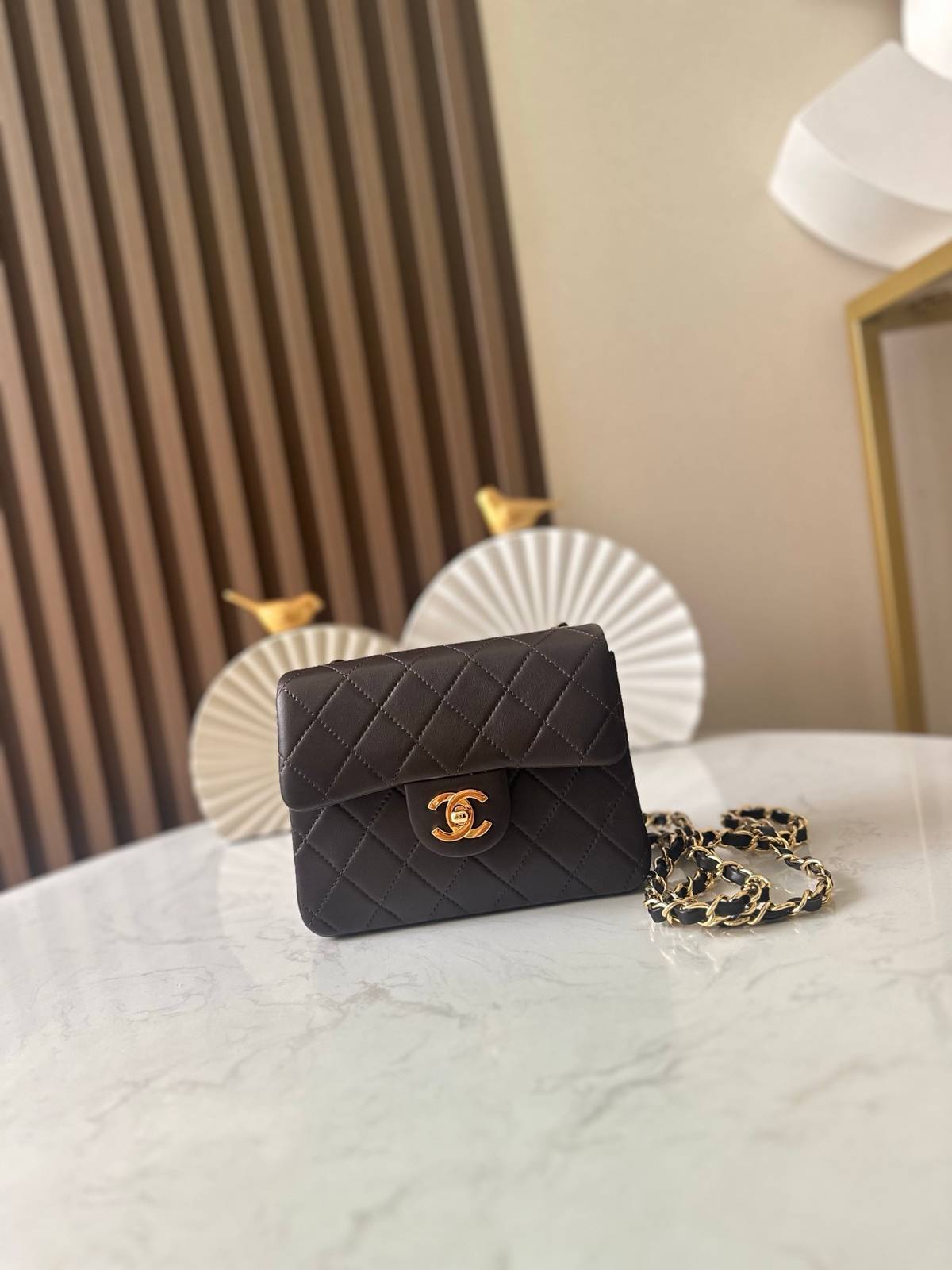 シャネル CHANEL マトラッセ ラムスキン チェーンショルダーバッグ ピンク ゴールド金具 レディース - 画像 19
