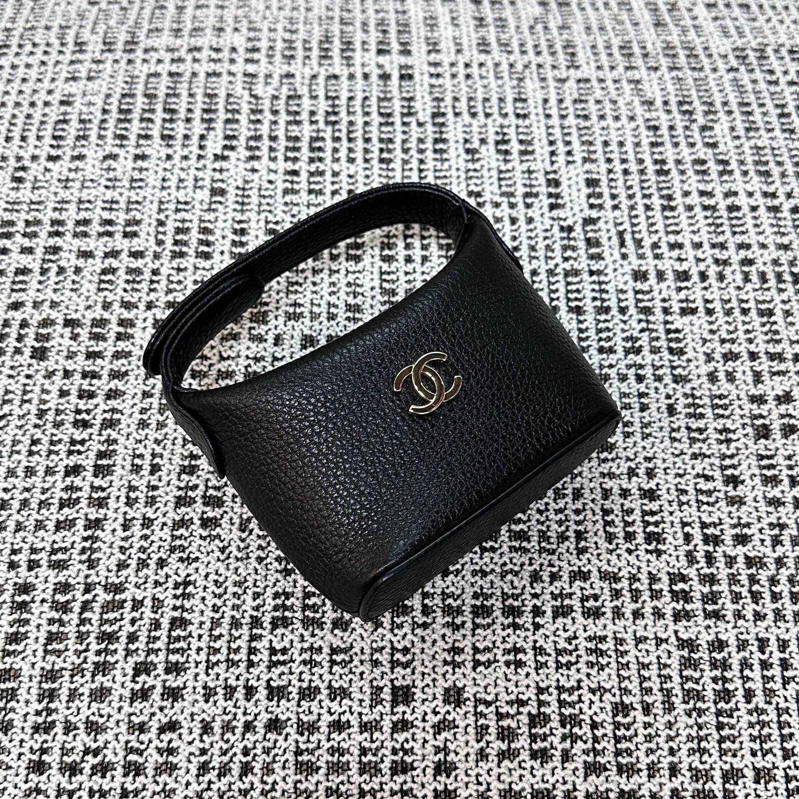CHANEL シャネル マトラッセ チェーンショルダーバッグ ラムスキン ゴールド金具 ブラック レディース - 画像 18