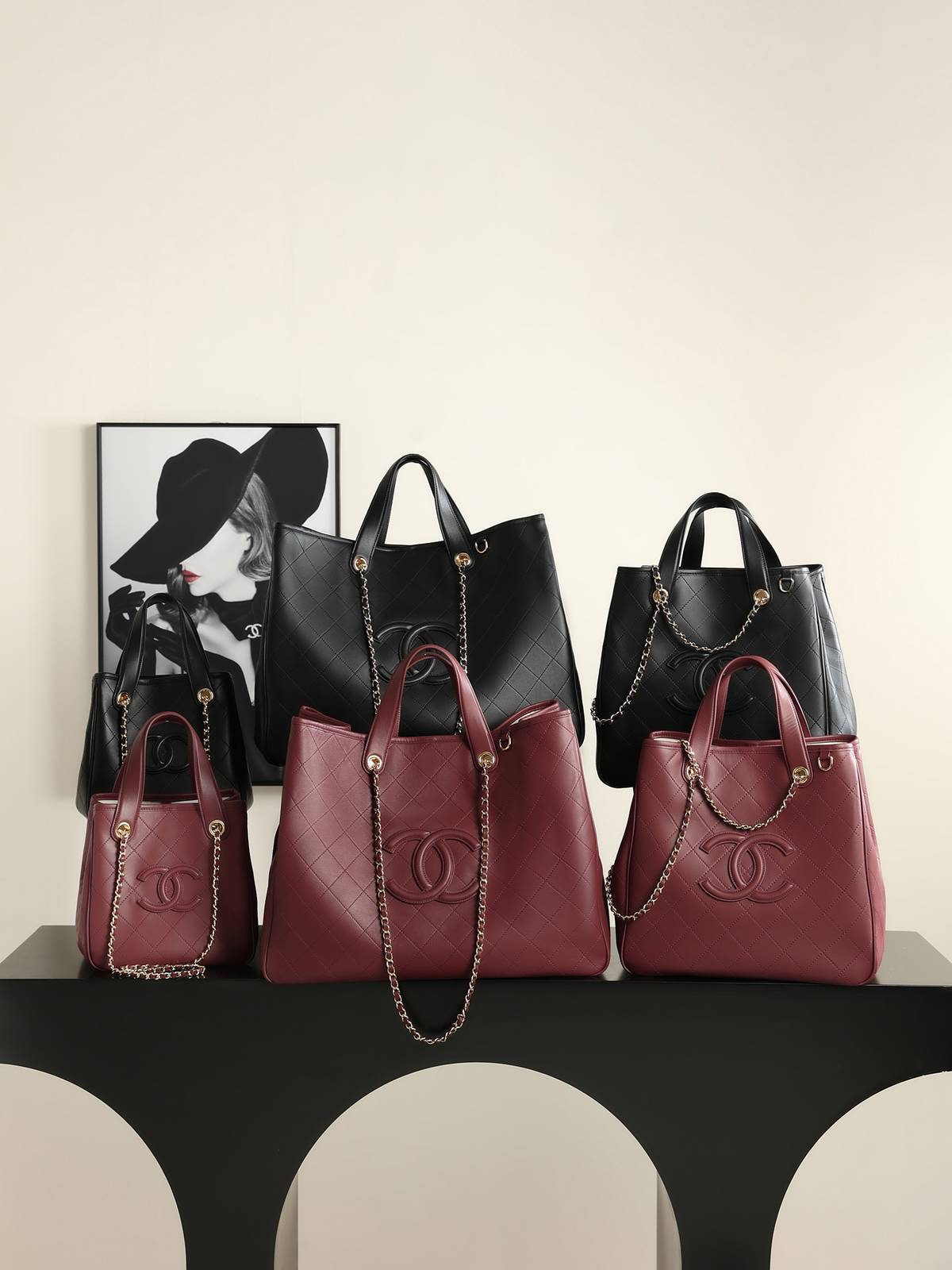 シャネル CHANEL AS6201 大号 マトラッセ チェーンショルダーバッグ ゴールド金具 ブラック ホワイト