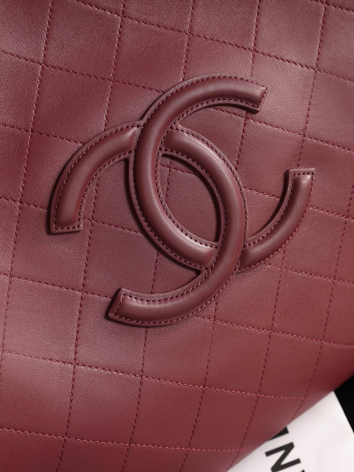 シャネル CHANEL AS6201 大号 マトラッセ チェーンショルダーバッグ ゴールド金具 ブラック ホワイト - 画像 14