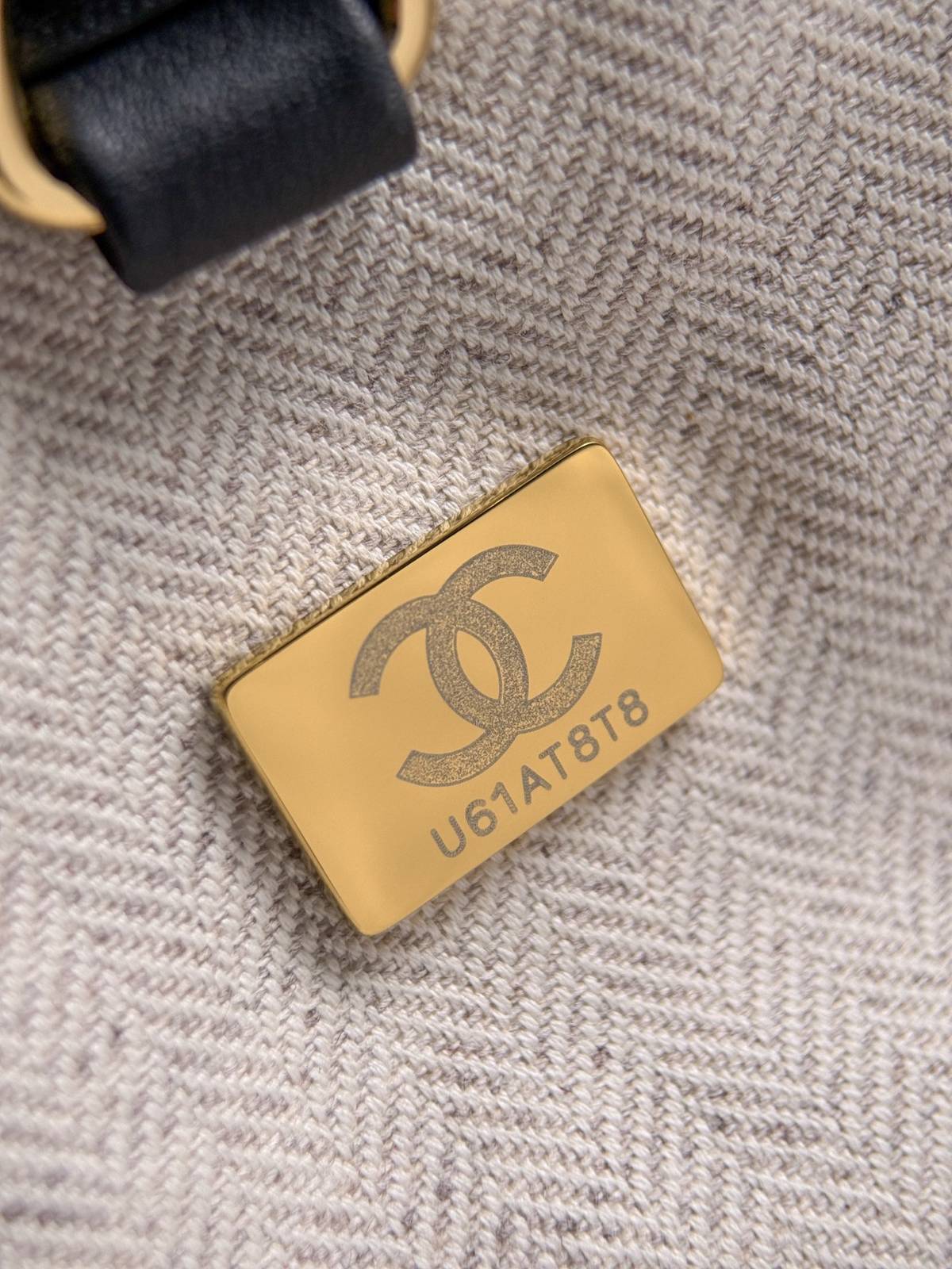 シャネル CHANEL デカマトラッセ トートバッグ マルチカラー レザー編み込みチェーン ゴールド金具 - 画像 2