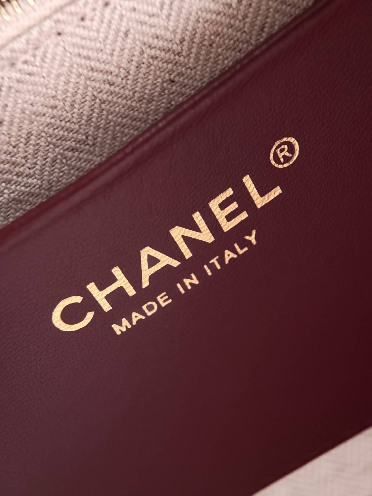 シャネル CHANEL デカマトラッセ トートバッグ マルチカラー レザー編み込みチェーン ゴールド金具 - 画像 3