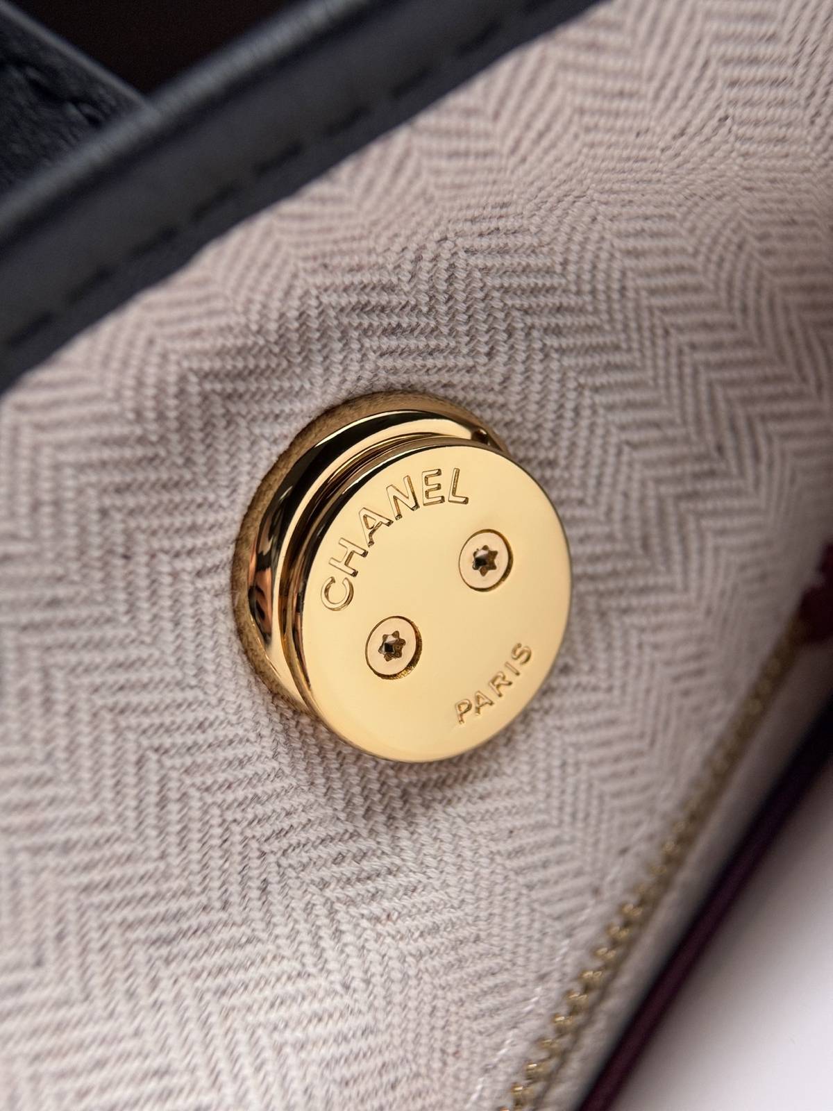 シャネル CHANEL デカマトラッセ トートバッグ マルチカラー レザー編み込みチェーン ゴールド金具 - 画像 15