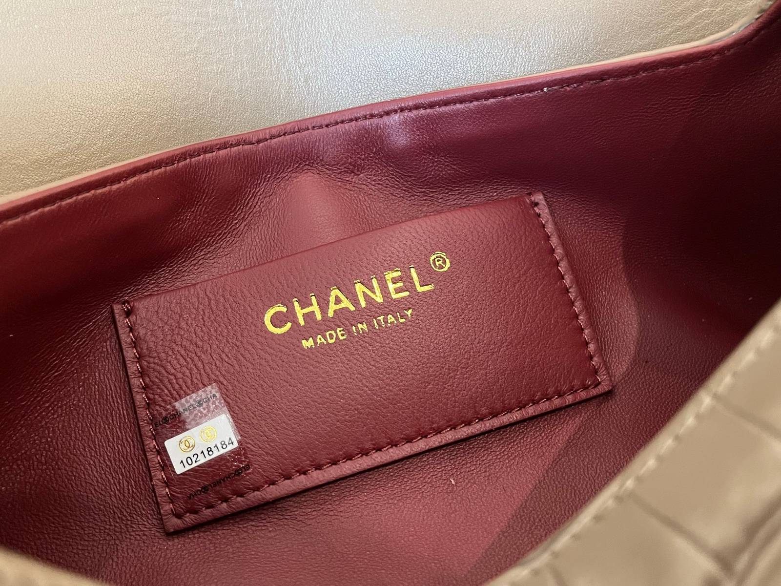 シャネル CHANEL AS5294 キャビアスキン ボストンバッグ チェーンショルダー フラップバッグ ゴールド金具 - 画像 11