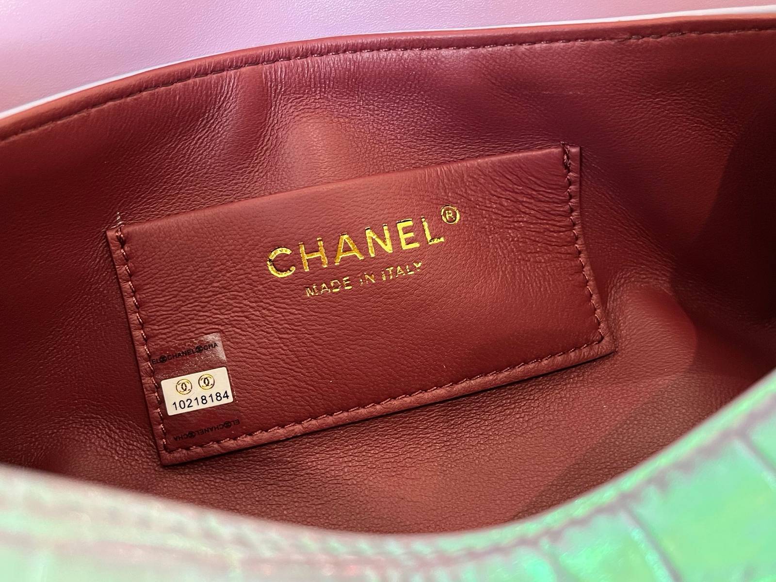 シャネル CHANEL AS5294 キャビアスキン ボストンバッグ チェーンショルダー フラップバッグ ゴールド金具 - 画像 20