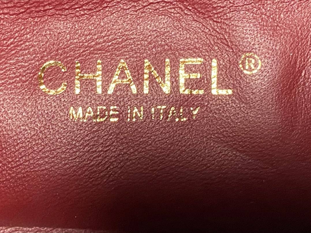 シャネル CHANEL マトラッセ ラムスキン フラップバッグ ゴールド金具 レザー編み込みチェーン ブラック ホワイト - 画像 3