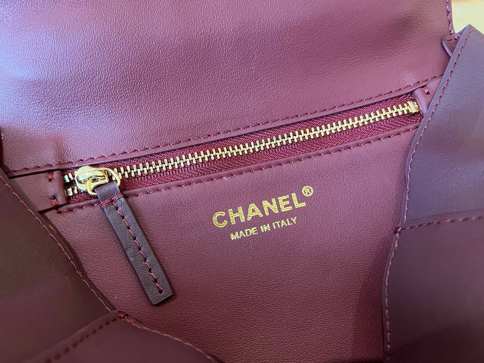 シャネル CHANEL AS6223 マトラッセ フラップバッグ キャビアスキン ゴールド金具 レザー編み込みチェーン - 画像 12