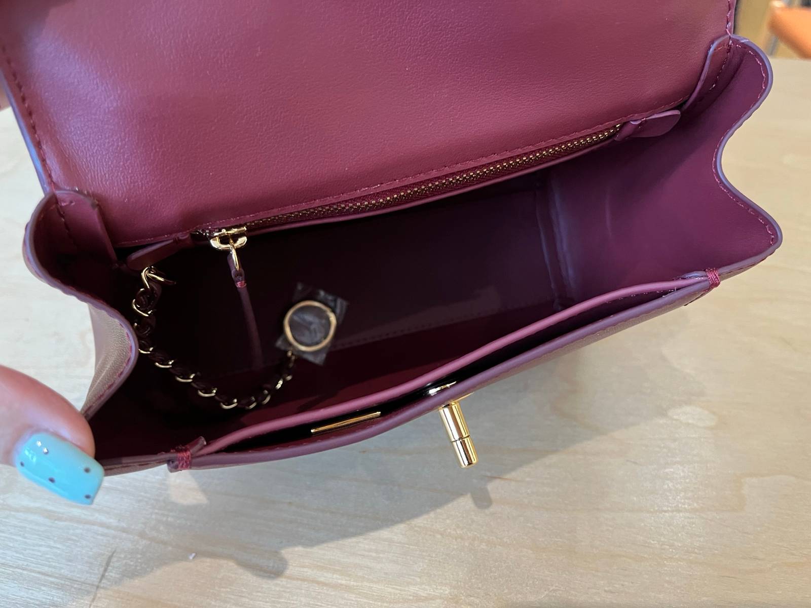 シャネル CHANEL AS6223 マトラッセ フラップバッグ キャビアスキン ゴールド金具 レザー編み込みチェーン - 画像 13