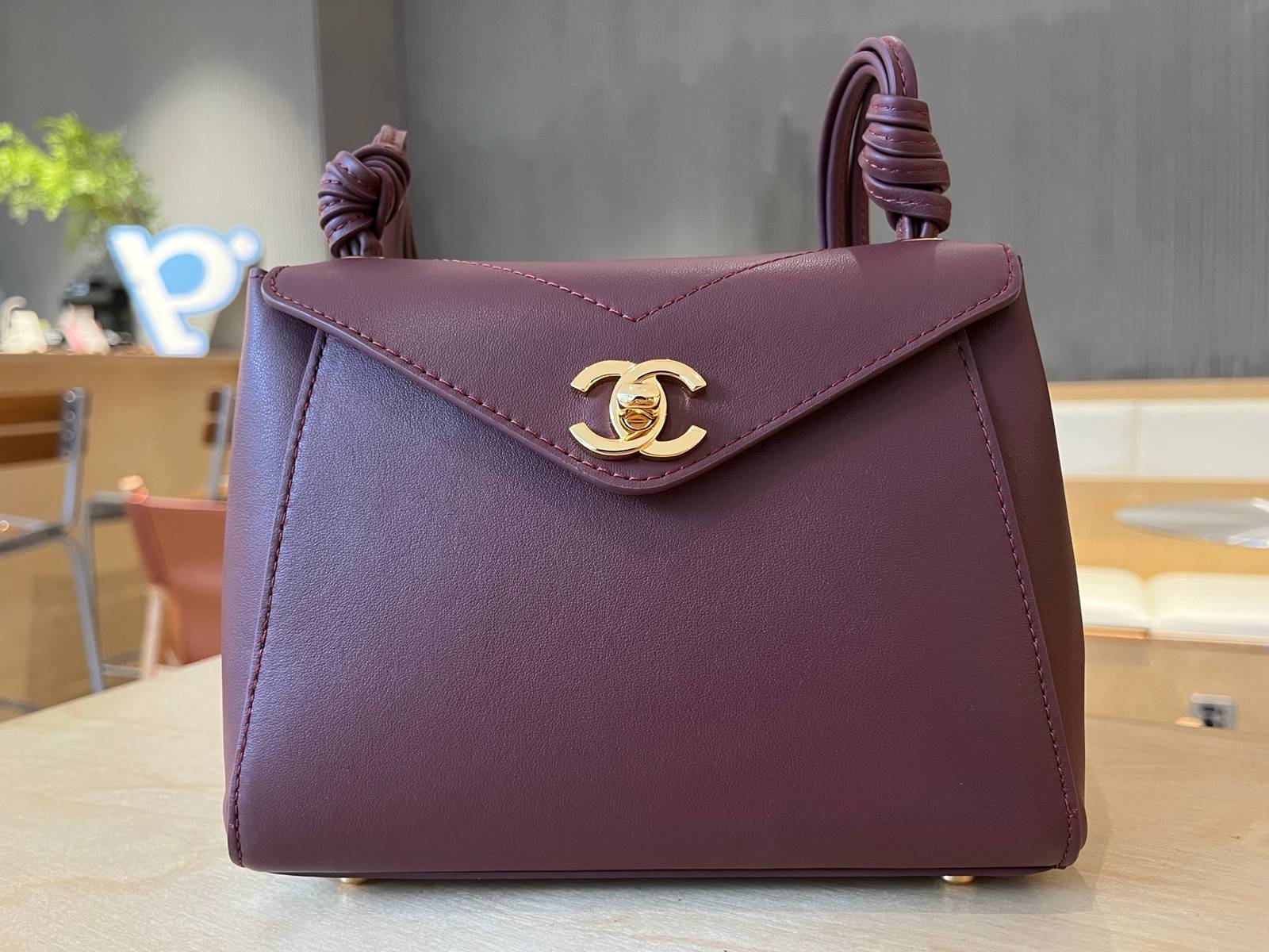 シャネル CHANEL AS6223 マトラッセ フラップバッグ キャビアスキン ゴールド金具 レザー編み込みチェーン - 画像 18
