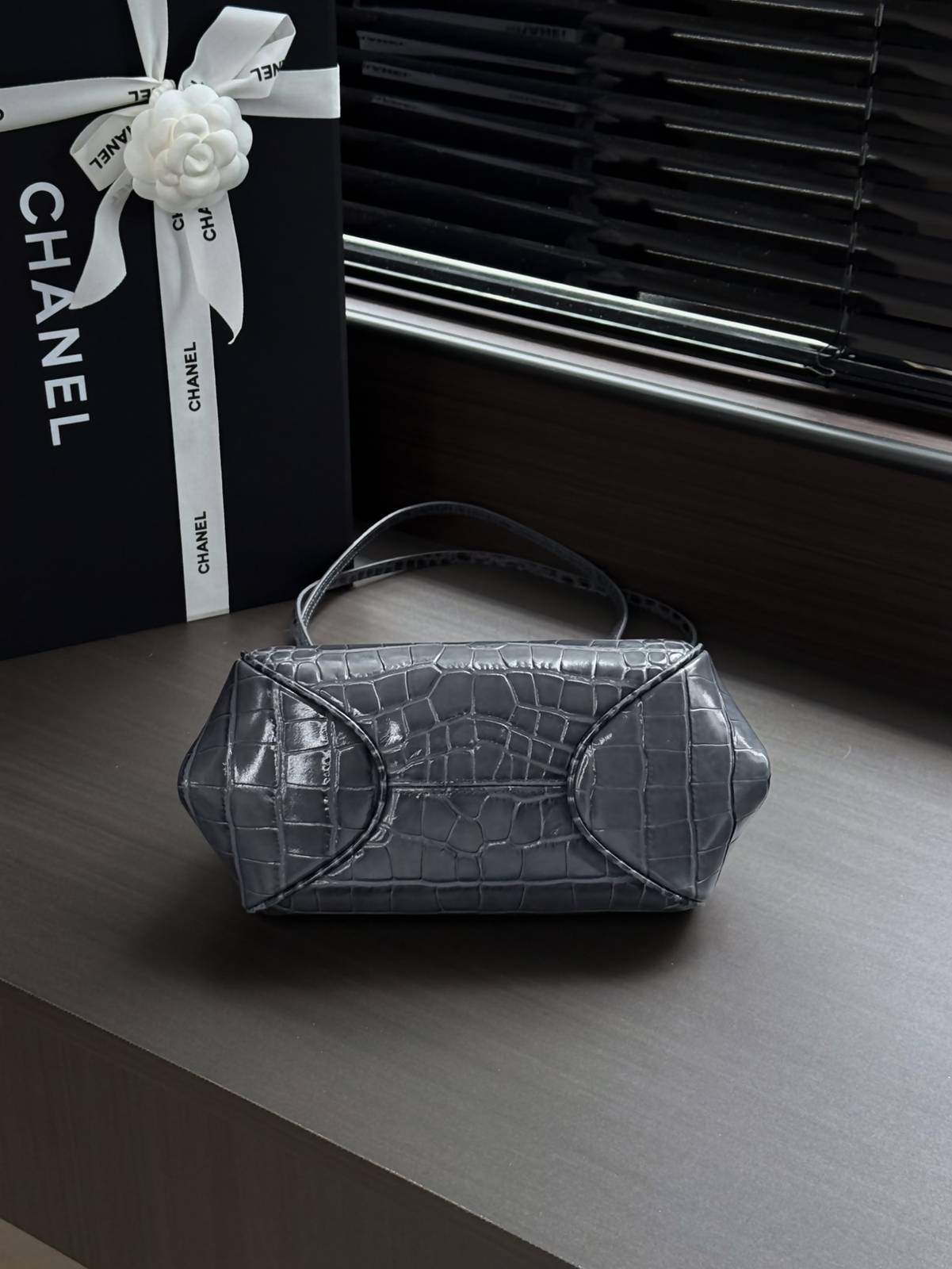 シャネル AP5460 キャビアスキン フラップバッグ ゴールド金具 ショルダーバッグ レディース ブラック - 画像 7